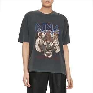Anine Bing Tiger Graphic Tee Vintage XS